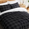 Southshore Fine Living Urban Grid Reversible Oversized Comforter Set - 4 of 4