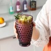 Slickblue Hobnail Tumbler Glass Set of 6, 10.25 oz & 13 oz, Clear & Mutlicolor Options - 4 of 4