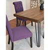 NicBex Dining Room Table Set for 6 Rustic Dining Table Set with Wooden Tabletop, 1 Wooden Bench and 4 Chairs for Kitchen - 4 of 4