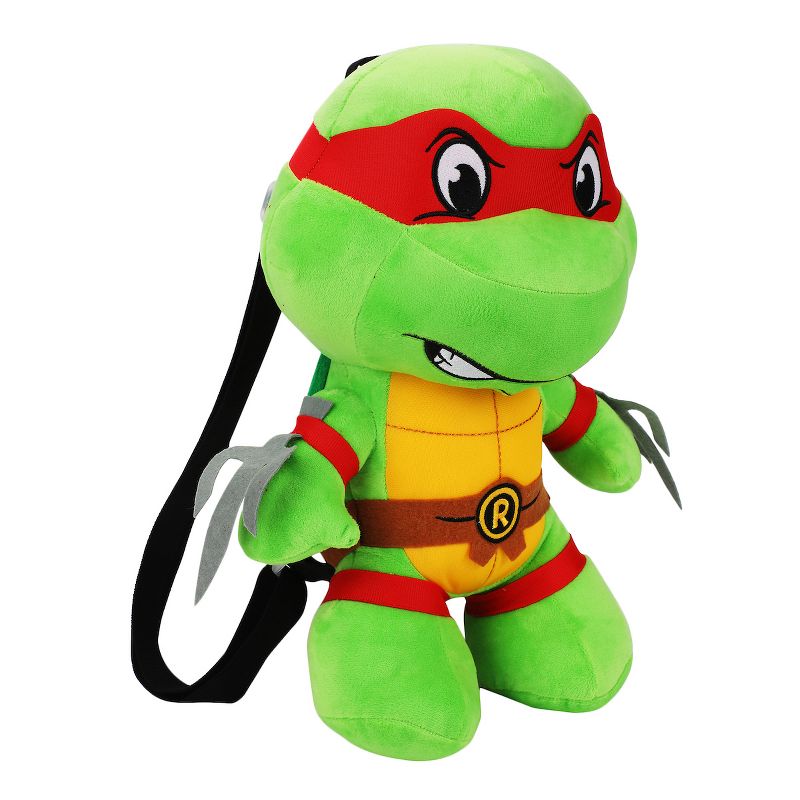 TMNT Retro Character Youth 14' Plush Backpack, 3 of 6
