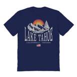 Rerun Island Men's Tahoe California Short Sleeve Graphic Cotton T-shirt