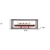 HomeRoots 15" Black and Red Solid Wood Hand Painted RMS Queen Mary Large Display Case Model Boat - 3 of 4