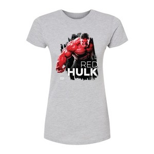 Women's - Marvel - Red Hulk Fitted Graphic T-Shirt - 1 of 2