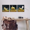 Stupell Industries Yoga Chick Trio Funny Farm Animals Black Framed Giclee Art - 2 of 4