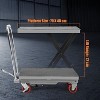Acekool Portable Hydraulic Lift Table Cart, 500LB Capacity,28.4 Inch Lift,4 Wheels,Non-Slip Pad,Grey,Shop Equipment Lift Jacks - 4 of 4