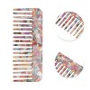Unique Bargains Nineteen-tooth Rectangular Hair Comb 1 Pc - 3 of 4