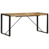 vidaXL Dining Table 63 inches x31.5 inches x29.5 inches  Solid Mango Wood - 2 of 4