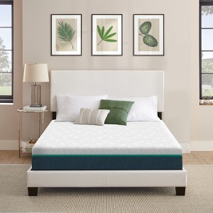 Boyd Sleep 10" Cooling Air Flow Gel Memory Foam Mattress, Firm - Certipur-US Certified Foams, Machine Washable Cover - 1 of 4