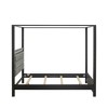 East West Furniture, Denali Modern Queen Bed - Brushed Gray Finish - 4 of 4