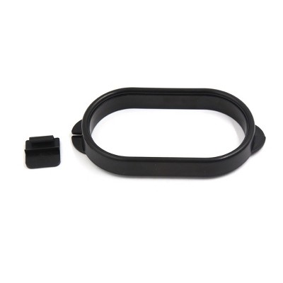 Unique Bargains Vacuum Base Plastic Car Auto Rubbish Bin Garbage Bag Frame Bracket Holder Black