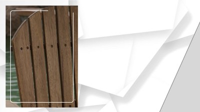 Natural Acacia Wood Outdoor Adirondack Barstools with Arms, Set of 2