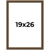 PosterPalooza | Sculpted Gold Picture Frame - UV Acrylic, Foam Board Backing, Hanging Hardware - 2 of 4