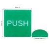 Unique Bargains Acrylic Self-Adhesive Business Square Push Pull Door Sign 4 Pcs - 2 of 4
