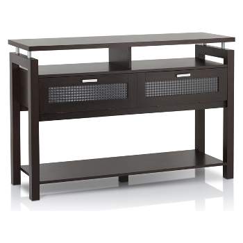 Ambrose Console Table Espresso - HOMES: Inside + Out