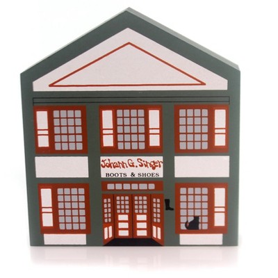 Cats Meow Village 4.5 Inch Johann Singer Boots & Shoes Series Xi 11 Retired Village Buildings