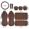 Unique Bargains Universal Car Colorful Blanket Bucket Seat Pad - 4 of 4