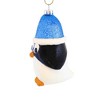 Craftoutlet.Com 4.5 Inch Big-Eyed Penguin Christmas Tree Ornament , Bird Santa Hat Ornament (1PC) - 3 of 3