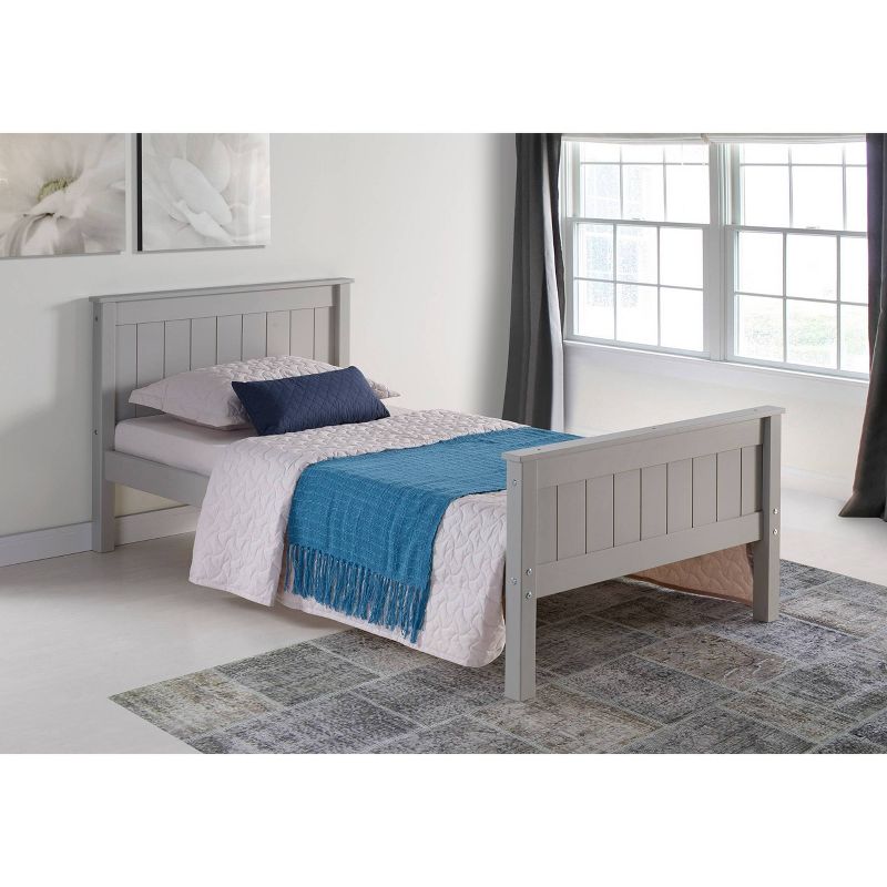 Twin Harmony Wood Platform Kids&#39; Bed Dove Gray - Alaterre Furniture, 3 of 15