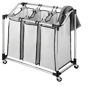 Whitmor Laundry Sorter, Duramesh Nylon, Gray - 1 of 1
