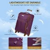 5 Piece Softside Luggage Set with TSA Lock and Spinner Wheels, Lightweight Expandable Suitcases for Family Travel – Cuddlewood - 2 of 4