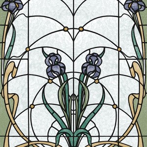 Veer Decor Floral Stained Glass Wallpaper - 1 of 4