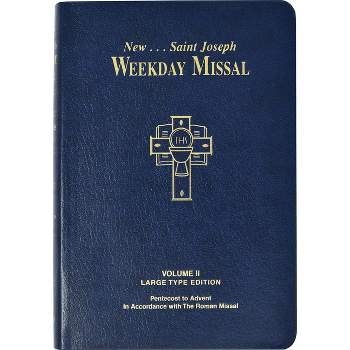 St. Joseph Weekday Missal, Volume II (Large Type Edition) - by  Catholic Book Publishing & Icel (Leather Bound)