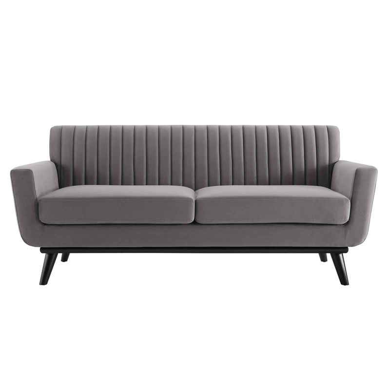 Engage Channel Tufted Performance Velvet Loveseat - Modway, 3 of 4