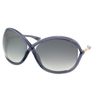 Tom Ford Whitney FT0009 0B5 Mens Round Sunglasses Black 64mm