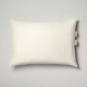 Standard/Queen Medium/Firm Wool Blend Bed Pillow - Casaluna™: Hypoallergenic, 250 Thread Count, OEKO-TEX Certified - 1 of 4