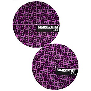 MONSTER CABLE A pair of quality felt lined Slip Mats w/the Monster Logo DJMATT - 1 of 1