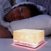 Brookstone Sunrise Alarm Clock with Himalayan Salt Base Novelty Table Lamp - 4 of 4