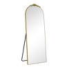 Dovelina Vintage Arched Full Length Standing Mirror Vanity Floor Mirror - 3 of 4