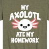 Boys' - Instant Message - My Axolotl Ate My Homework Short Sleeve Graphic T-Shirt - 2 of 4