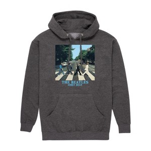 Men's - The Beatles - Abbey Road Album Cover Graphic Fleece Pullover Hoodie - 1 of 4