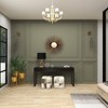 Metal Sunburst Wall Decor with Capiz Accent Gold - Olivia & May: Luxury Glam Iron Vertical Display - 4 of 4