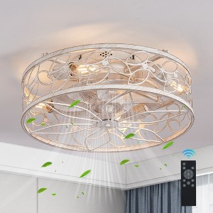Bella Depot Flush Mount Ceiling Fan with Light - 1 of 4