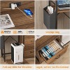 TackView 2-Drawer Racks with Power Strip&Lights – Fits Letter/A4 Paper, Large Printer Stand with Storage&Open Shelf for Home Office - 4 of 4