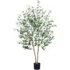 Artificial Olive Trees, Fake Olive Tree With Adjustable , Faux Potted Olive Tree for Living Room Bedroom Home Office Decor - 2 of 4