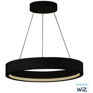 ET2 Lighting iCorona WiZ 1 - Light Flush Mount in  Black - 1 of 1