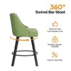 Elegant 360° Swivel Bar Stool Stylish Design With Plush Cushion & Sturdy Build - 4 of 4