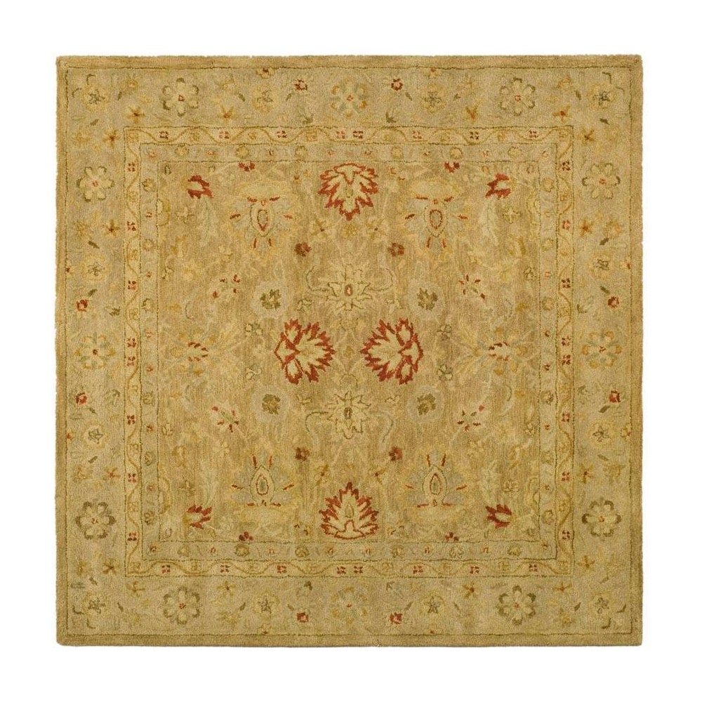 4'x4' Georgeta Tufted Accent Rug Brown/Beige - Safavieh