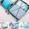9Pcs Clothes Storage Bags Water-Resistant Travel Luggage Organizer Clothing Packing Cubes - 3 of 4
