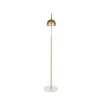 GDFStudio Joan Adjustable Long Arm Brass Metal Floor Lamp with White Marble Base - 4 of 4