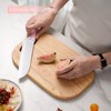 Itopfox Knife Set with Block and Sharpener, 15-Piece German Stainless Steel Knives, Ceramic Coating, Sharp Blade, Dishwasher Safe, Ergonomic Handle - 4 of 4