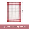 Folkulture Christmas Kitchen Towels, Set of 8 (28" x 20") 100% Cotton Dish Towels for Drying Dishes, Decorative Kitchen Hand Towels ( Heritage Red ) - 4 of 4