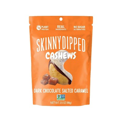 SkinnyDipped Dark Chocolate Salted Caramel - 3.5oz