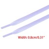 INSPIRE CHIC Wide Flat Gradient Colored Shoelaces for Sneakers 1 Pair - 3 of 4