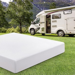 COWLOWN 75''x72'' Short King RV Mattress, Green Tea Gel Foam, Tencel Cover, Medium Firm, CertiPUR-US - 1 of 4