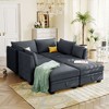 Oversized U-Shaped Modular Sofa, Reversible Chaise & Sofa Bed with Storage for Living Room - 2 of 4