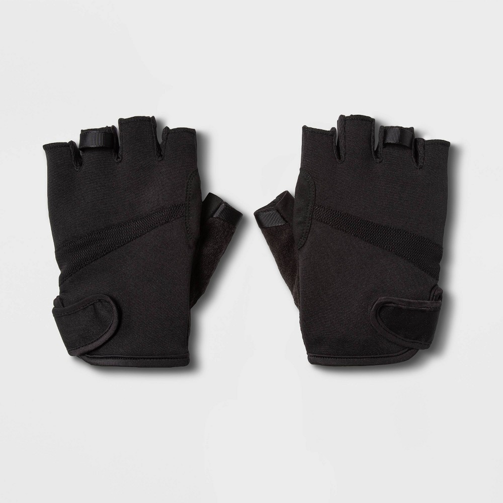 Photos - Gym Gloves Men's Strength Training Gloves Black L - All In Motion™